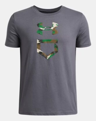 Baseball Camo Plate -lyhythihainen paita