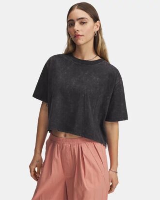 Boxy Crop Wash -lyhythihainen paita