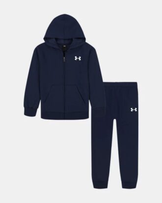 Branded Logo -vauvan vetoketjullinen hupparisetti