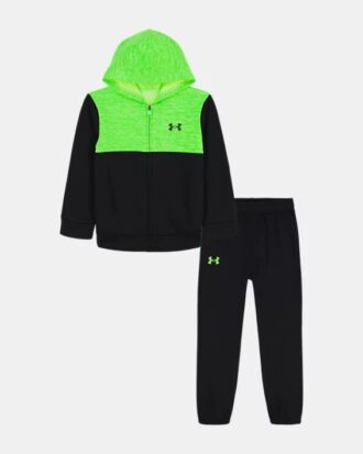 Colorblock-pikkulasten vetoketjullinen hupparisetti