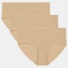 Essential Stretch 3-pack No Show Hipster -alusvaatteet