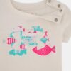 Fish Logo -vastasyntyneen shortsit