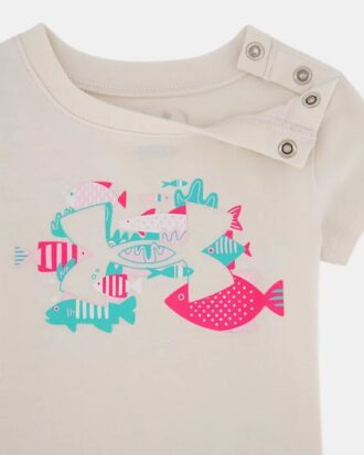 Fish Logo -vastasyntyneen shortsit