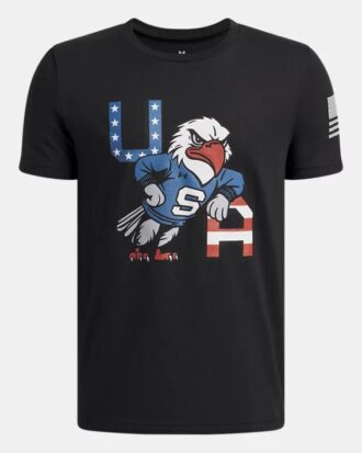 Freedom Cartoon Eagle T-paita