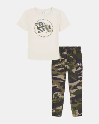 Freedom Flag -lyhythihainen ja jogger-housut -setti