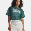 Jalkapallo Mesh Crop T-paita