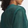 Jalkapallo Mesh Crop T-paita