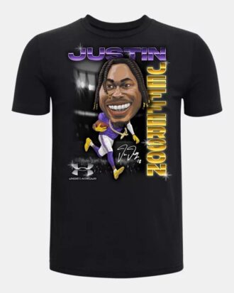 Justin Jefferson -kuvioinen lyhythihainen paita