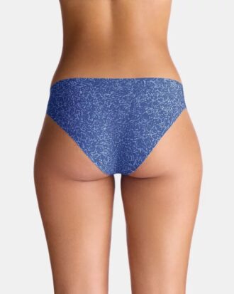 Pure Stretch -painettu 3-pakkaus No Show Bikini
