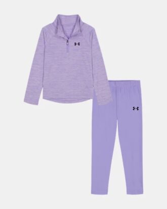 Twist Tech Little ¼ Zip & Leggings -setti