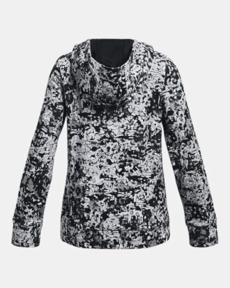 Tyttöjen Armour Fleece® -huppari painatuksella