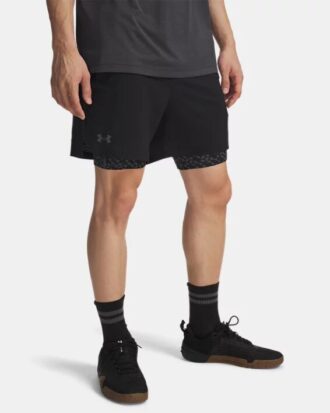 Vanish Woven Printed 2-in-1 -shortsit