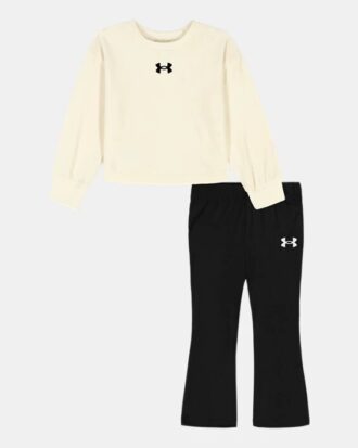 Velour-vauvan flare-set