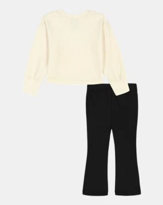 Velour-vauvan flare-set